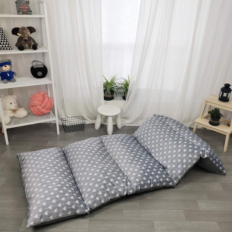 ICOPUCA Floor Lounger Pillow casing for boy Girl, Soft Minky Plush, Arrow Print, Cover/Sleeve/Casing ONLY! Perfect Reading and Watching TV Cushion - Excellent for Sleepovers, King Size; - Image 1